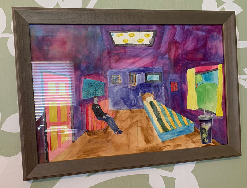 Ben Bonaroti drew “dream room”